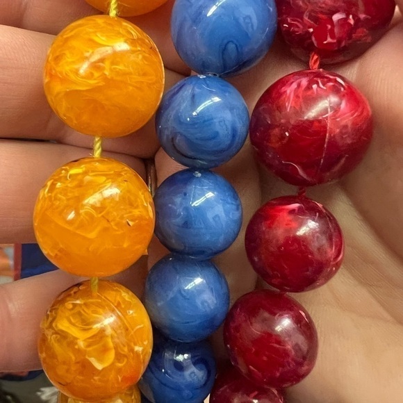 Three Vintage Inspired Beaded Necklaces - Picture 4 of 7